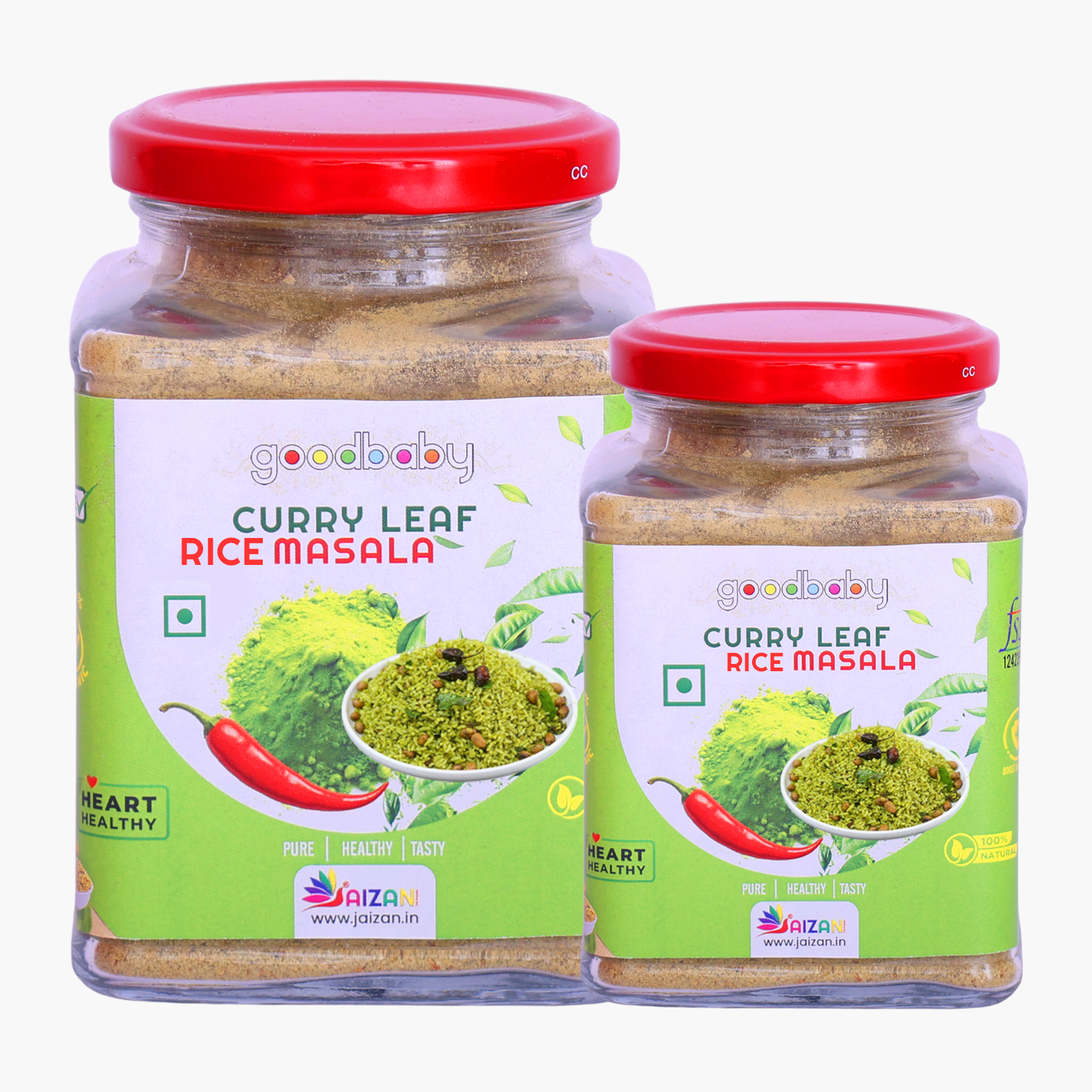 Curry Leaf Masala Rice Powder - GLASS