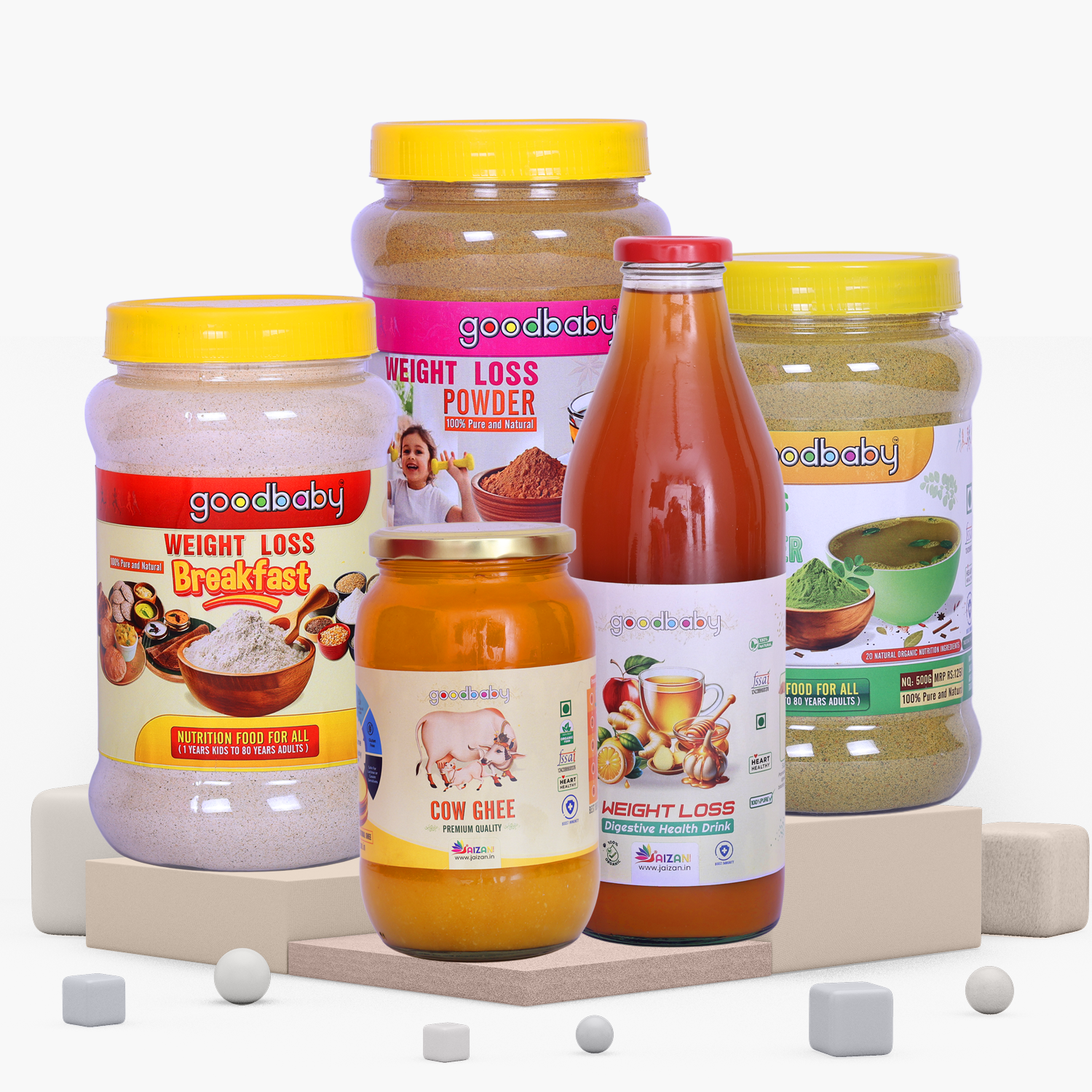 Weight Loss COMBO Offer | Weight Loss Powder | Weight Loss Breakfast | Weight Loss Digestive Drink | Weight Loss Moringo Soup Powder | Pure Cow Ghee